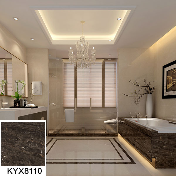j9游戏大理石瓷砖：金线深灰 KYX8110瓷砖