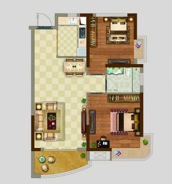j9游戏家装：拉萨丹灶桂丹颐景园74㎡简约现代装建成效鉴赏