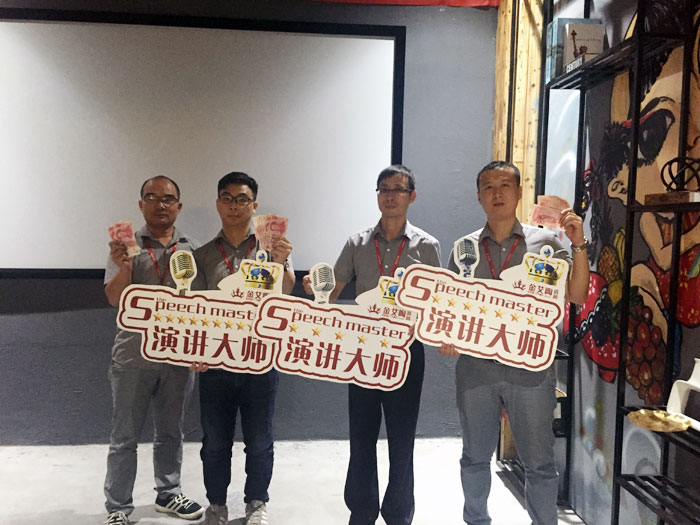 陶瓷一线品牌j9游戏瓷砖“若何急剧向新客户介绍公司和服务”演讲角逐圆满实现